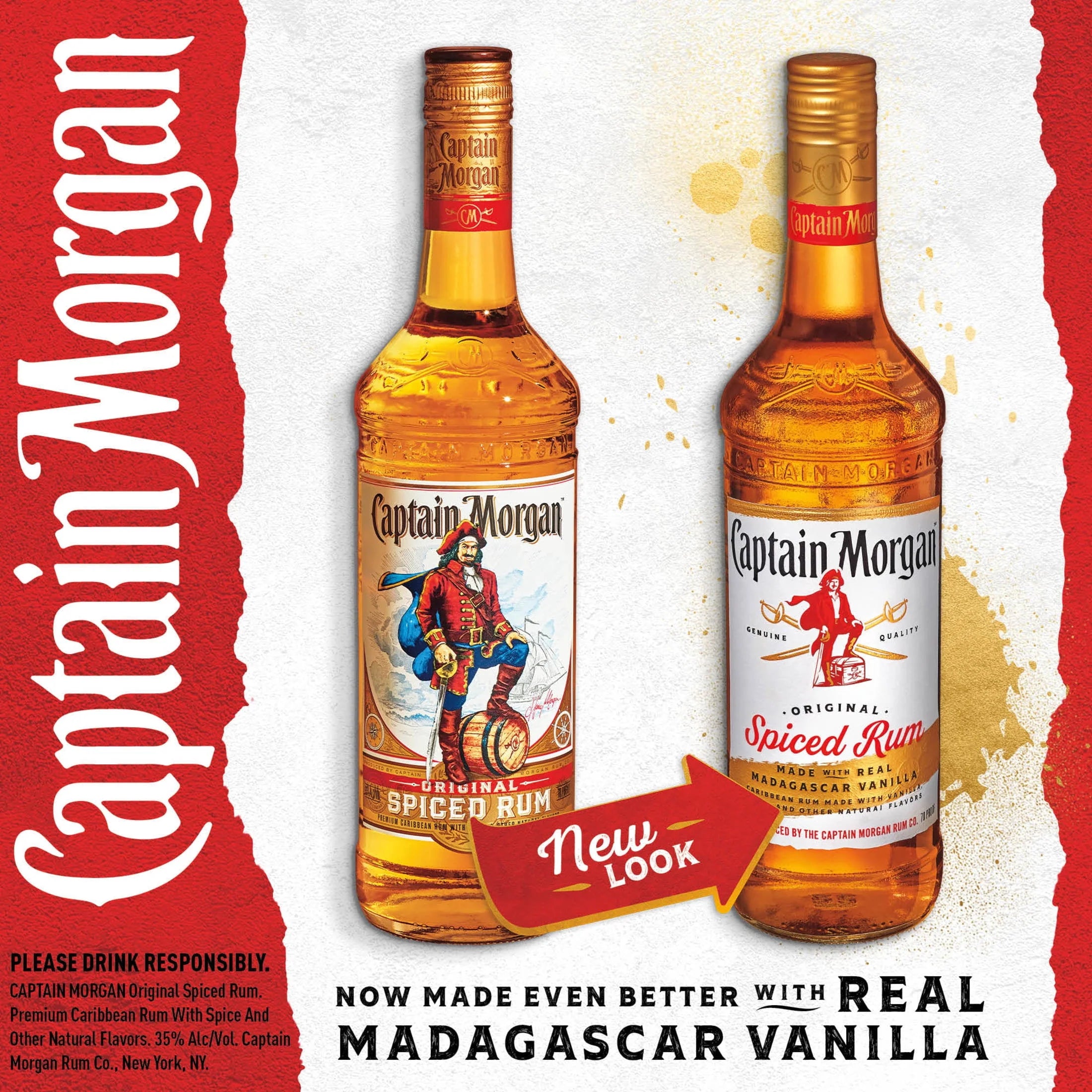 Original Spiced Rum, 750 mL, 35% ABV B254588