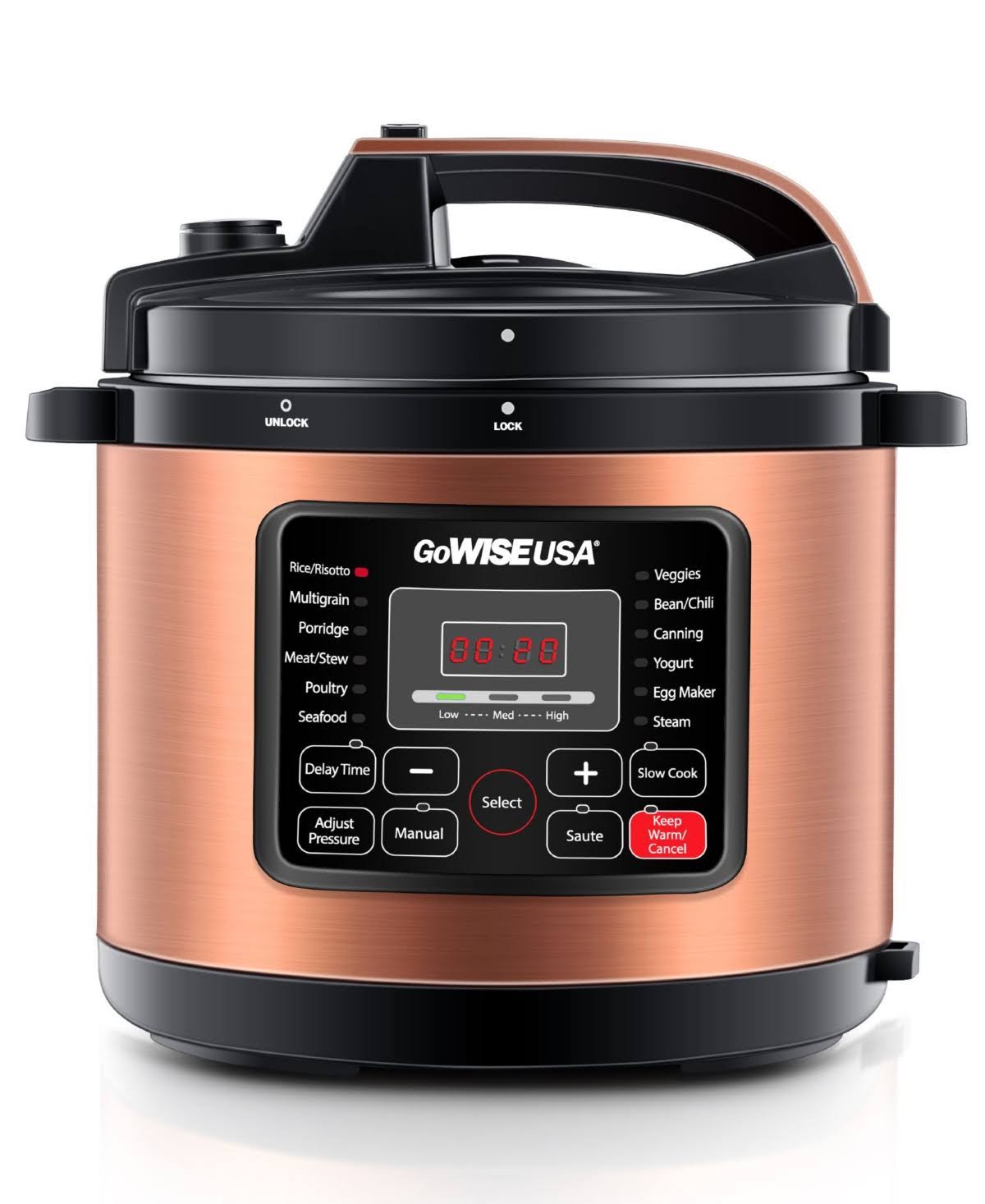 12.5 qt Copper Electric Pressure Cooker U210