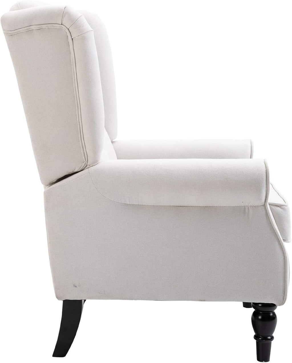 Cream White Button-Tufted Accent Chair Set of 2 I539924