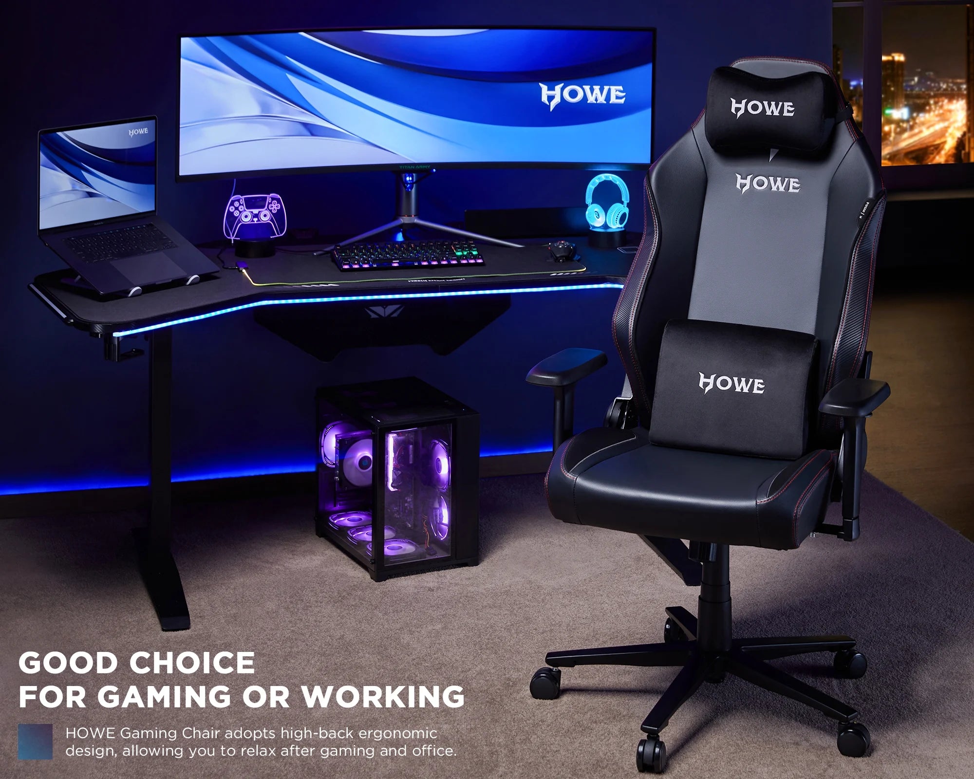 Ergonomic Heavy Duty Gaming Computer Chair V193