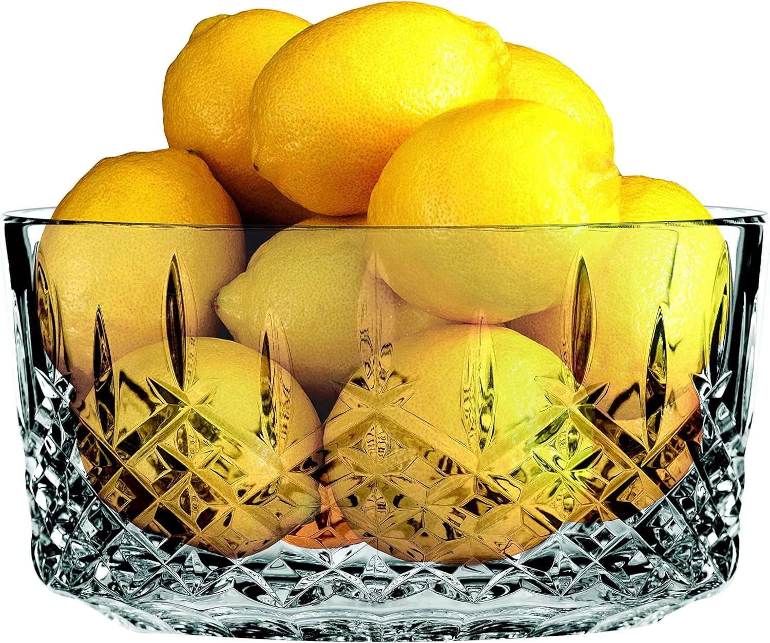 Clear Crystalline Bowl 9 inches W97298