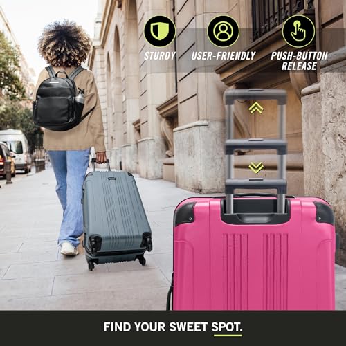Teal 20-Inch Lightweight Hardshell Carry On Spinner Luggage T128