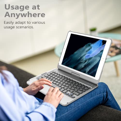 Rose Gold Keyboard Case for iPad 10.2 9th/8th/7th Gen with Pencil Holder X28574