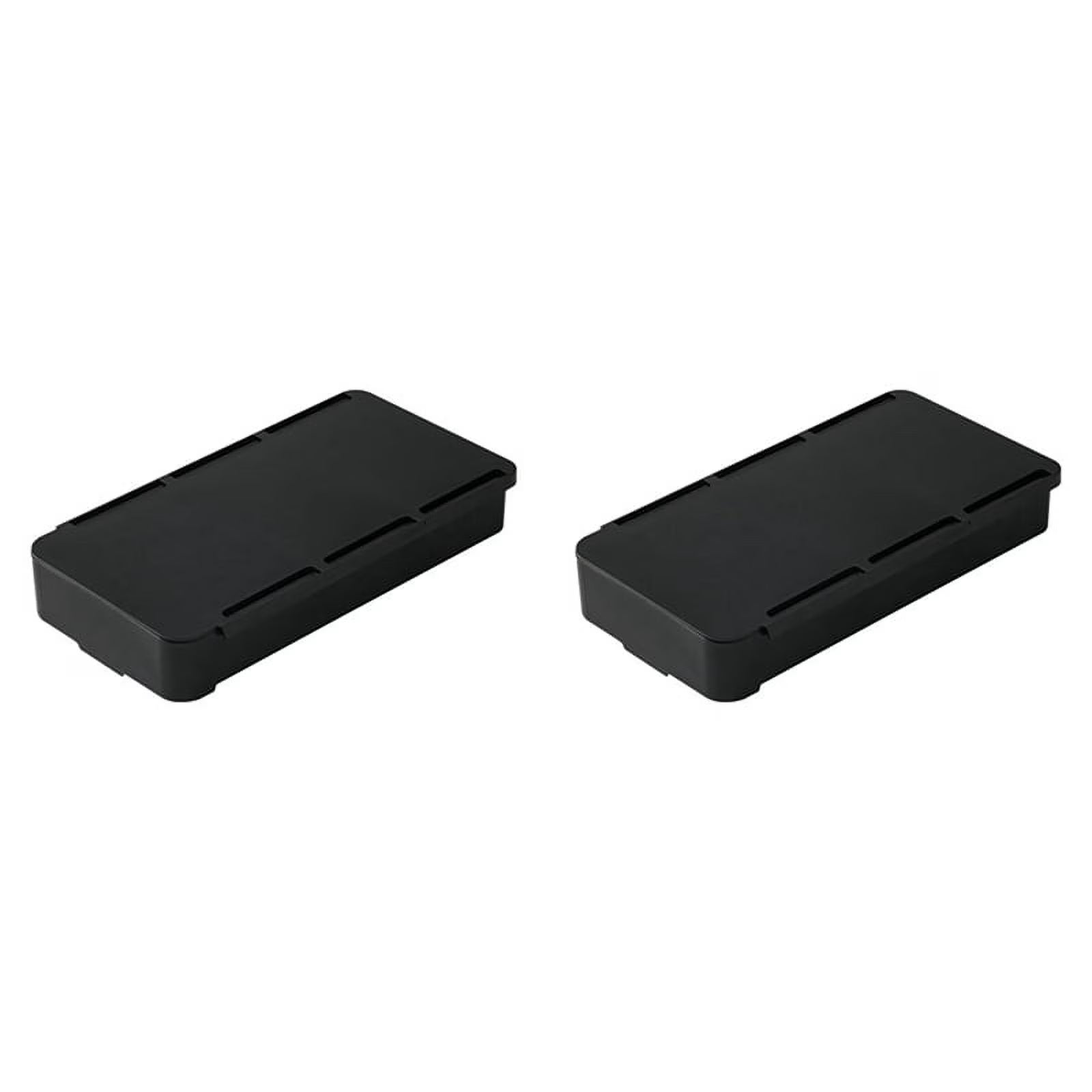 Black Self-Adhesive Desk Drawer Organizer S8332