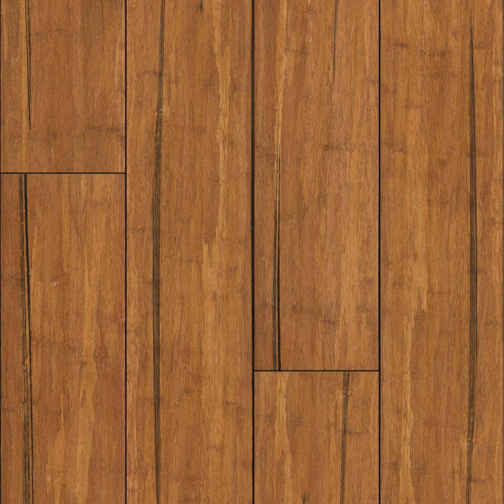 5-In Distressed Mocha Bamboo Solid Hardwood Flooring (19.91-Sq ft) D6498