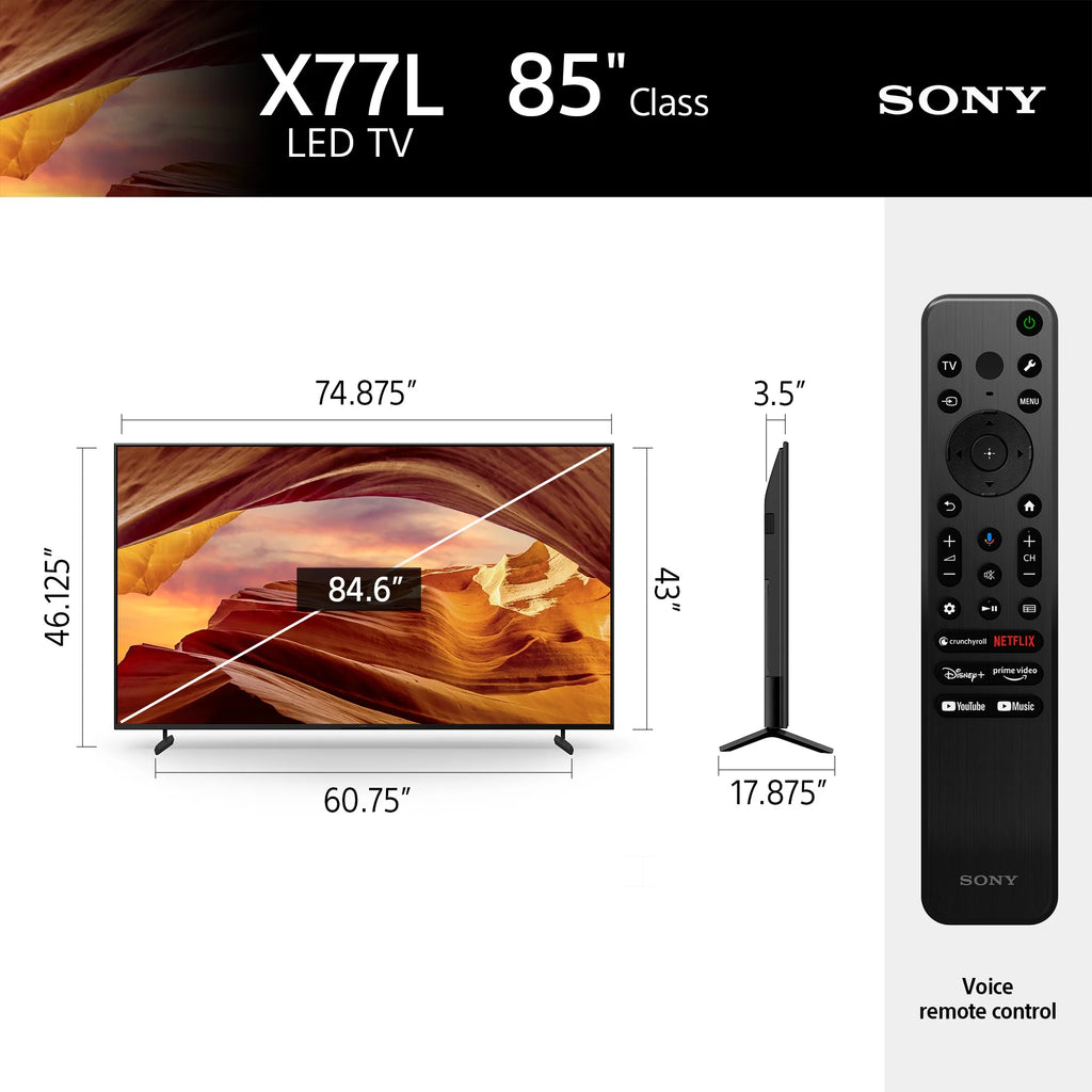 85” 4K Ultra HD LED Smart Google TV O892