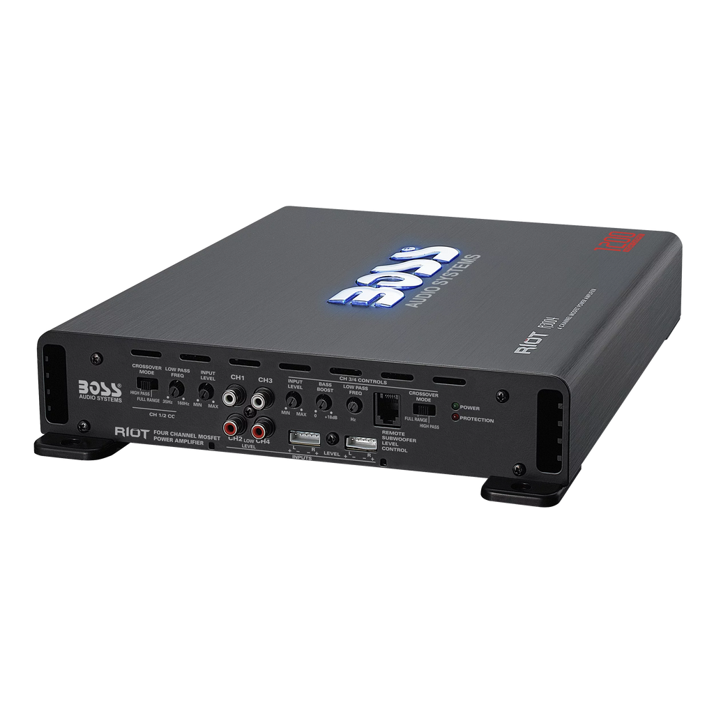 1200 High Output 4 Channel Car Audio Amplifier A166