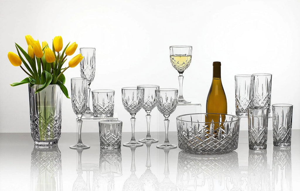 Clear Crystalline Bowl 9 inches W97298