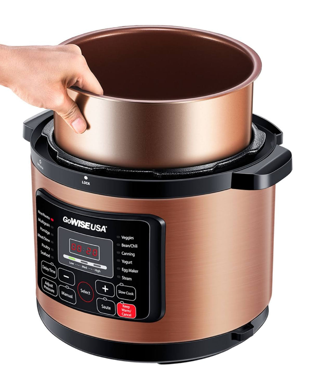 12.5 qt Copper Electric Pressure Cooker U210