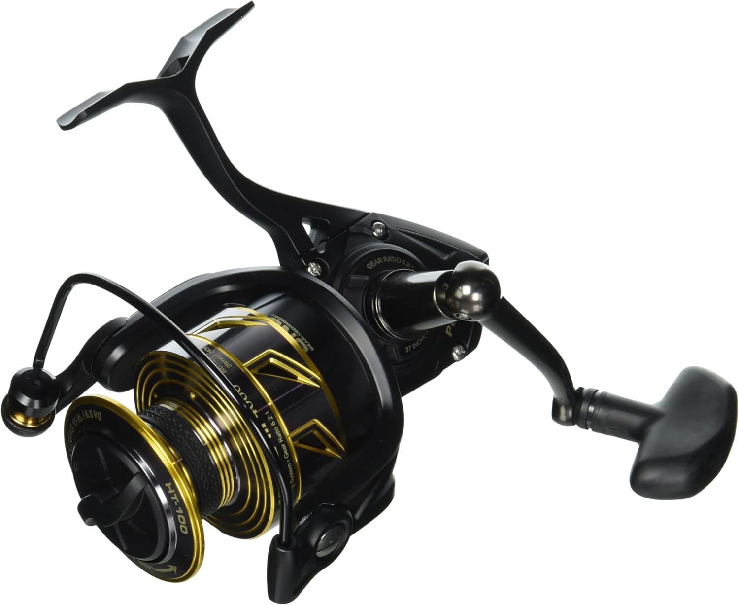 4000 Black and Red Spinning Inshore Fishing Reel K863