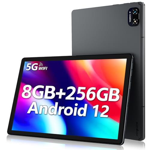 10.1 Inch Android 12 Tablet with Keyboard 128GB Storage F8096