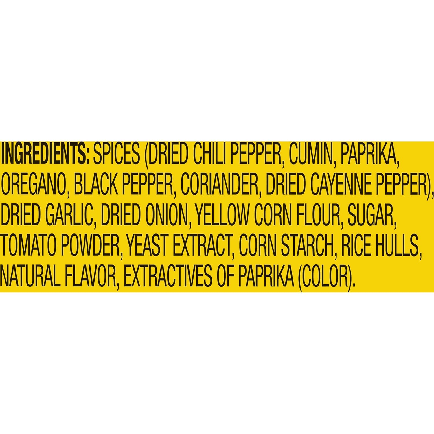 2.5 oz Taco Seasoning Blend U2675