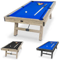8 ft Pool Table with Wood Finish R201