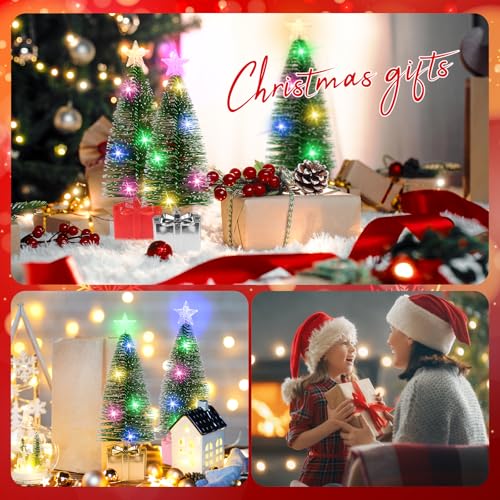4 Pack Tabletop Christmas Tree with LED Lights H27142