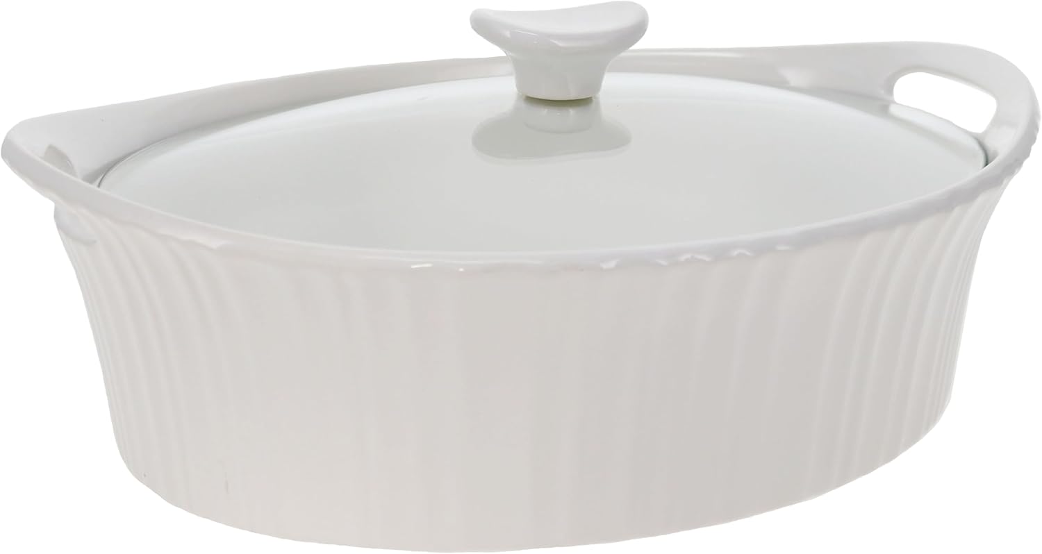 2.5-quart Oval Casserole with Glass Lid C5604