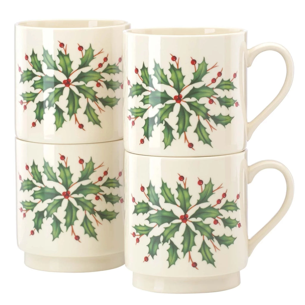 Set of 4 Stackable Mugs P386