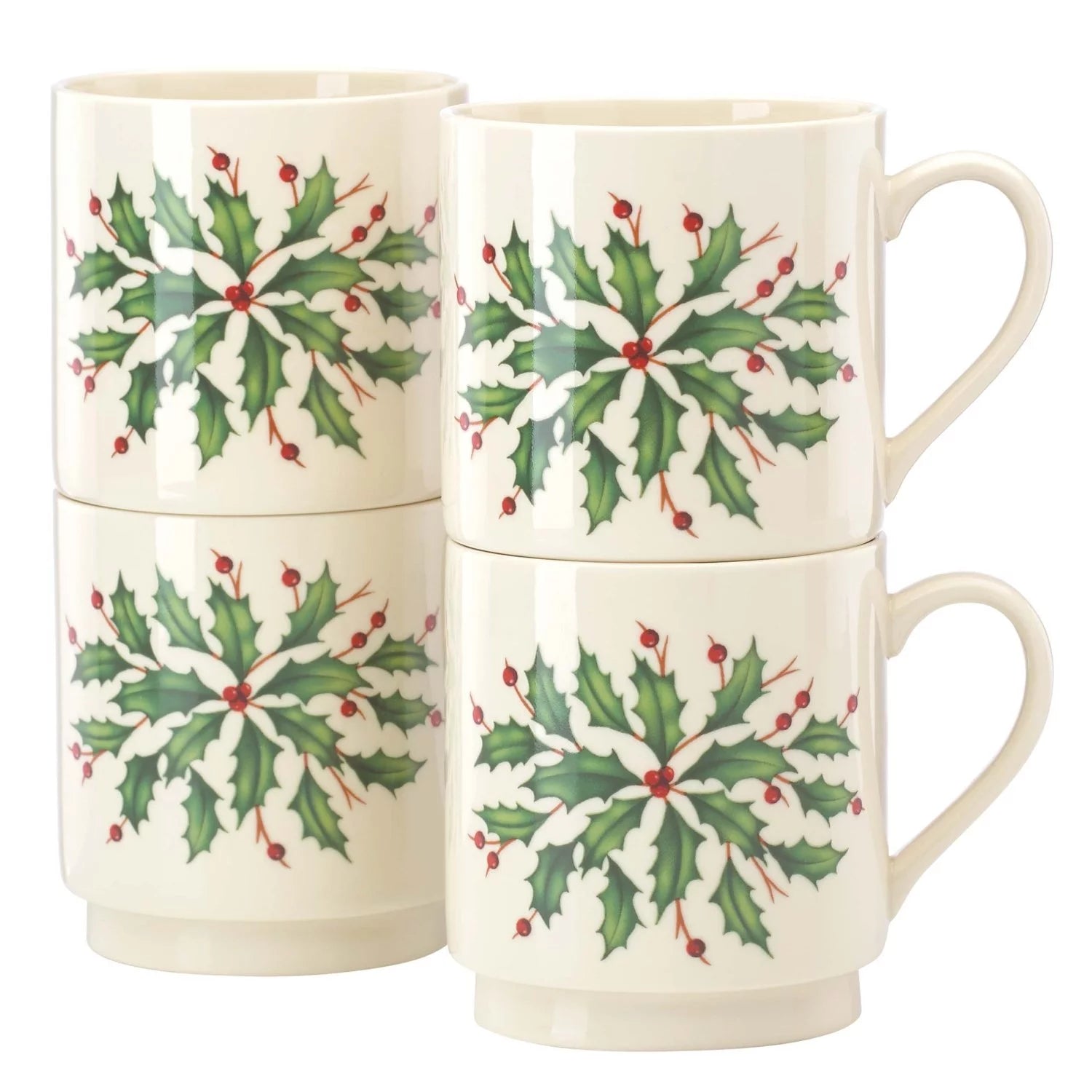 Set of 4 Stackable Mugs P386