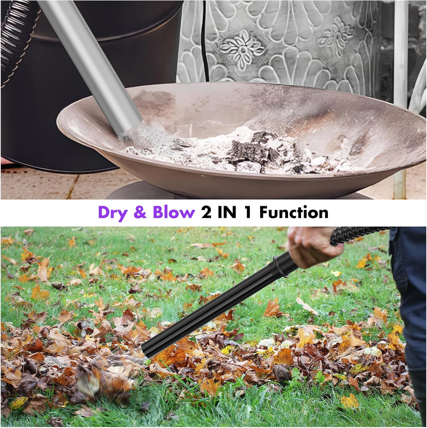 5.2 Gallon Ash Vacuum Cleaner with 1200W Suction L8453