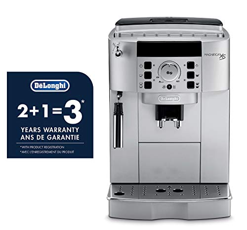 Fully Automatic Espresso Machine, Silver and Black H927