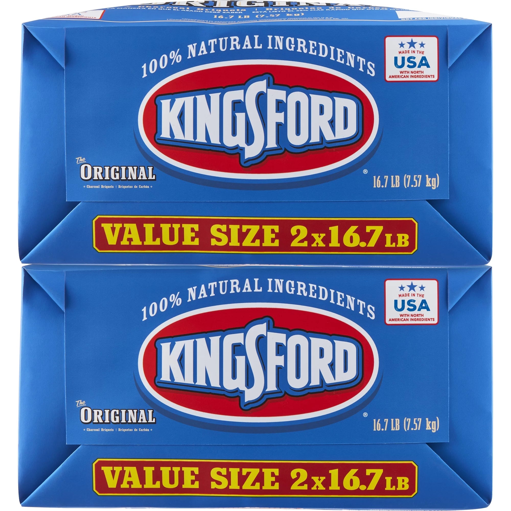 Two 16.7 lb Bags Charcoal Briquettes M392