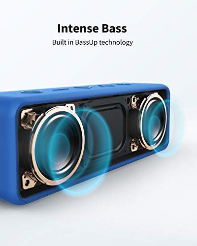 Portable Bluetooth Speaker with Stereo Sound, IPX7 Waterproof, 24-Hour Playtime R370