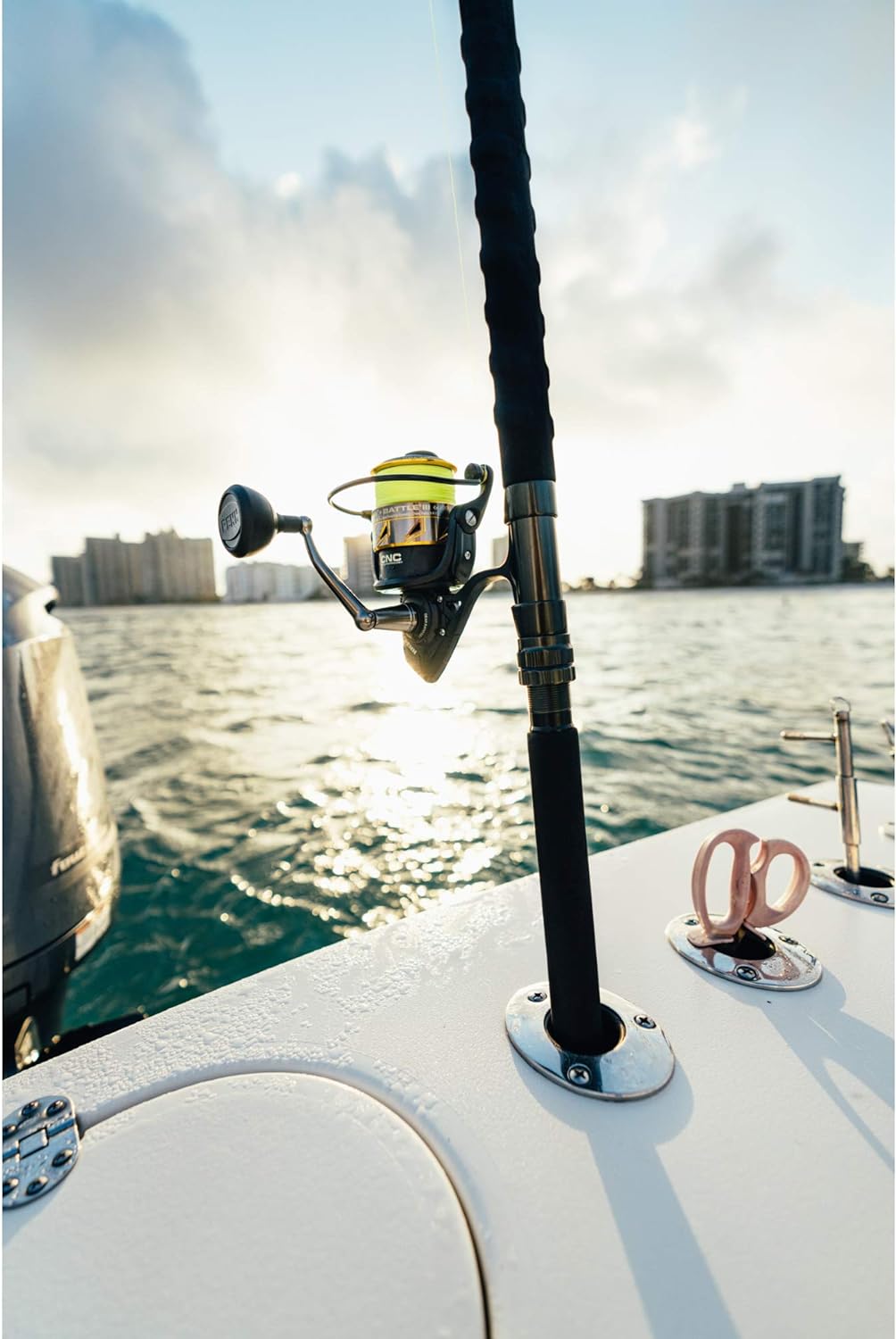 4000 Black and Red Spinning Inshore Fishing Reel K863