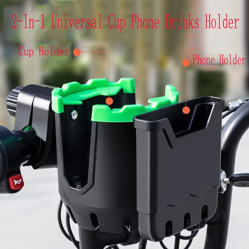 2-in-1 Universal Cup Holder with Phone Holder E39339