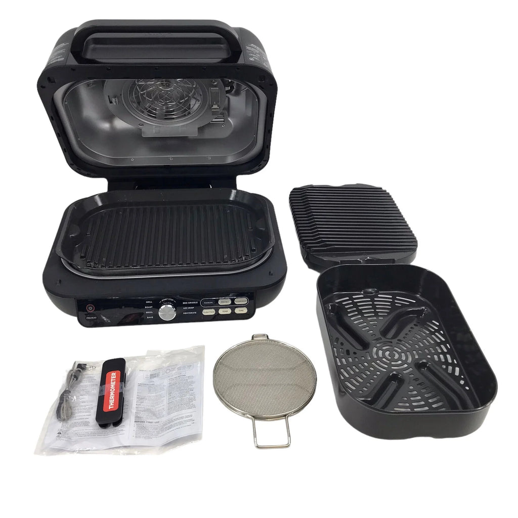6-in-1 Indoor Grill with 4 QT Air Fryer O866396