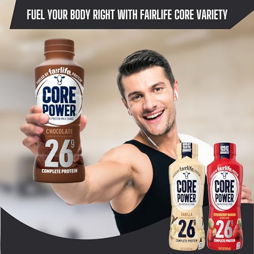 Chocolate Protein Milk Shakes, 14 Fl Oz (Pack of 12) and Key Chain B1668