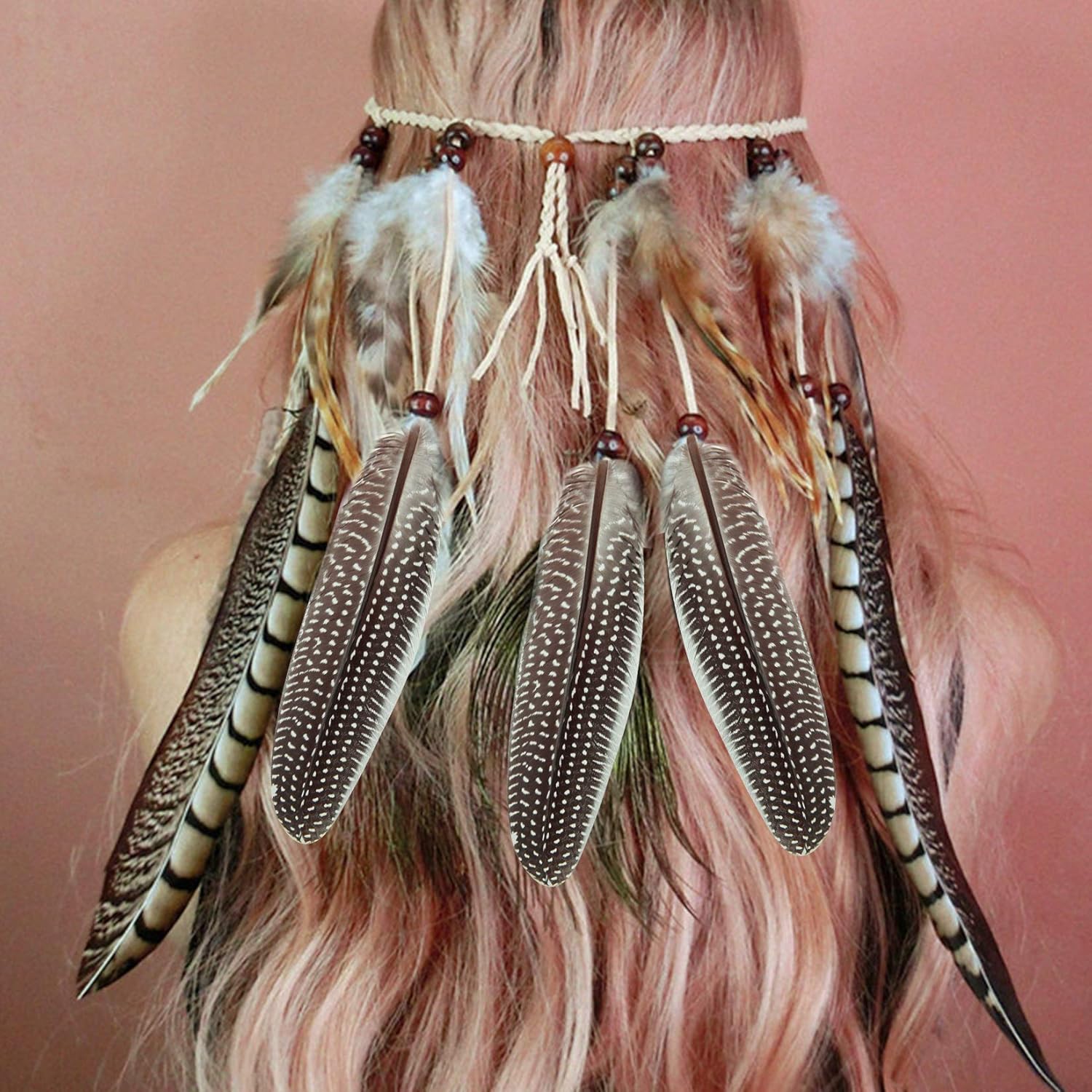 50 Pcs 15-20cm Natural Spotted Pheasant Feathers I391998