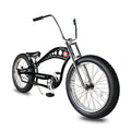 26 Stretch Steel Frame Single-Speed & 7-Speed Fat Tires Adult Beach Cruiser Bike U88475