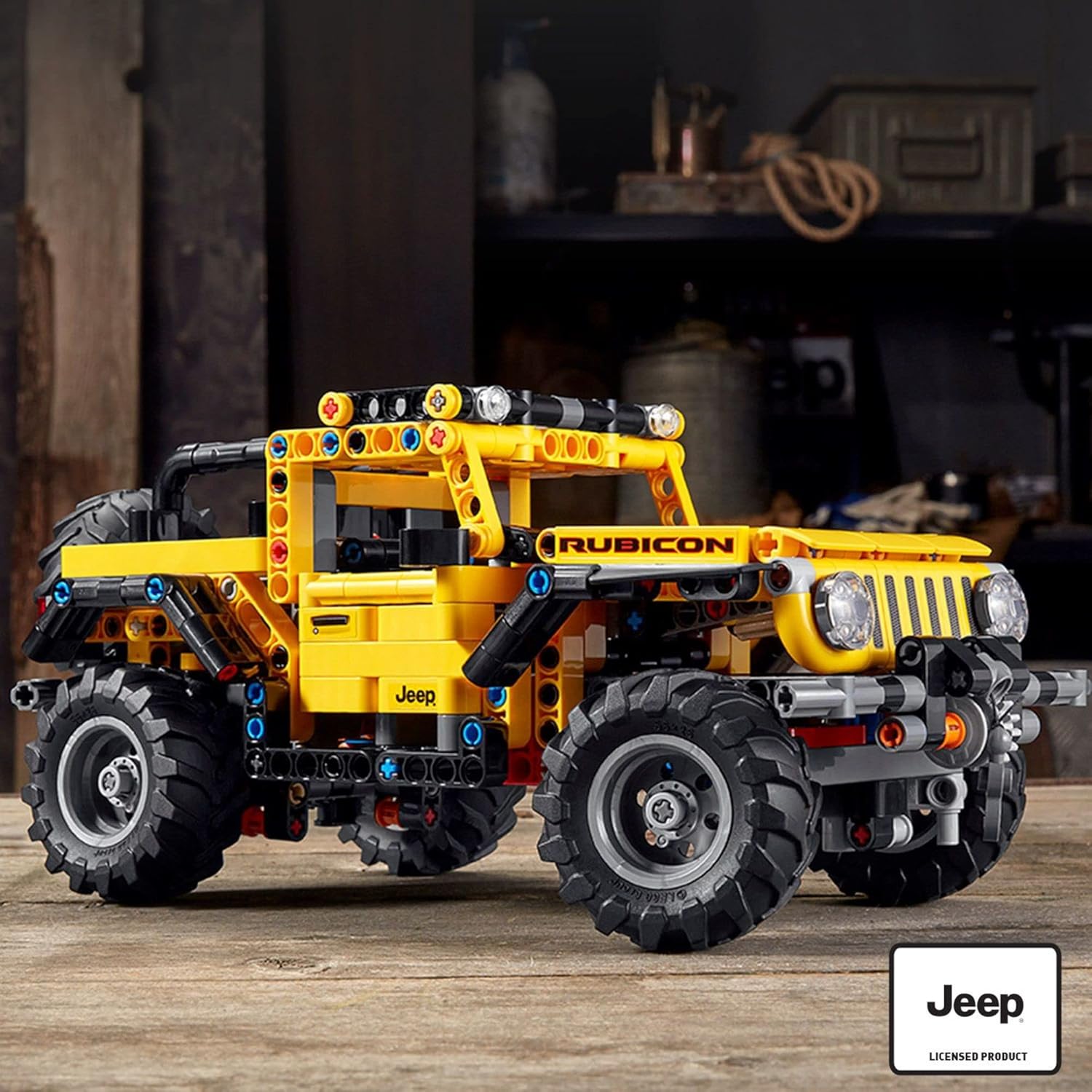 LEGO Technic Jeep Wrangler 4x4 Toy Car 42122 Model Building Kit O11447