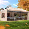 10x20ft Pop up Canopy Tent Waterproof with Roller Bag R9168