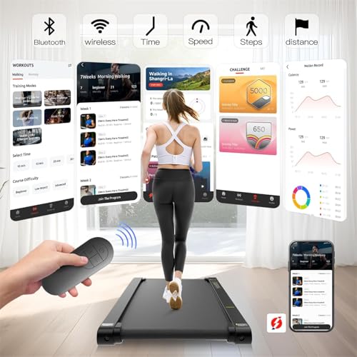 Walking Vibration Pad, 2.5HP Low Noise Treadmill Pad with Remote Control M810