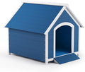 Navy Blue 40.7" Resin Dog House A75118