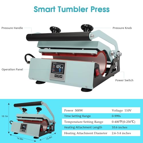 Purple Tumbler Heat Press Machine for 20oz-30oz Tumbler K8729