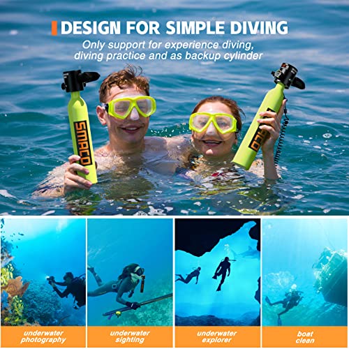 Double Scuba Tank with 0.5L Capacity T630023