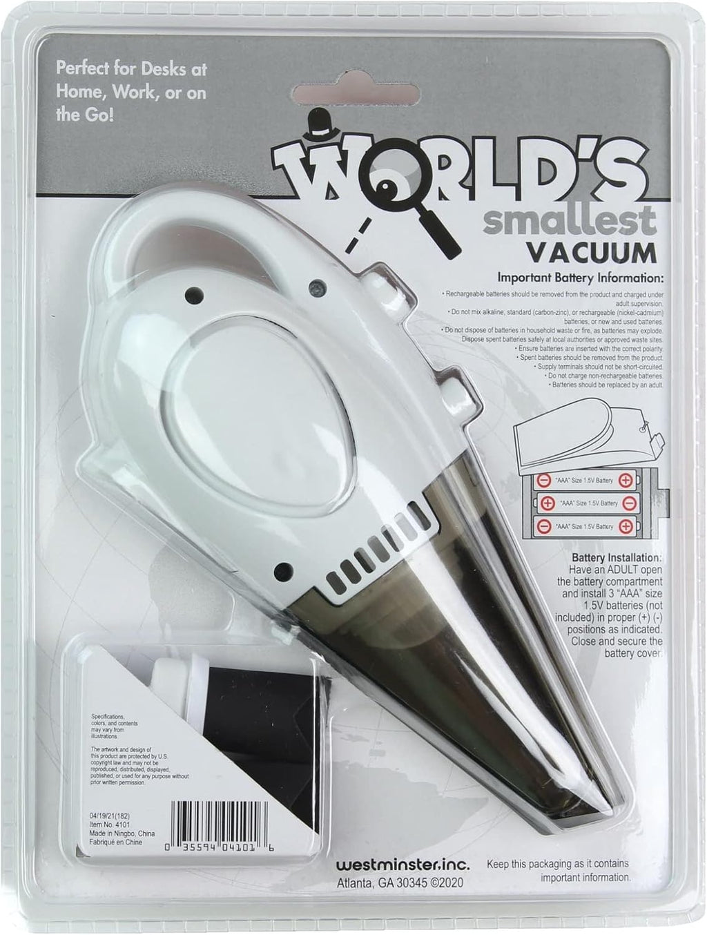 World's Smallest Vacuum D3267