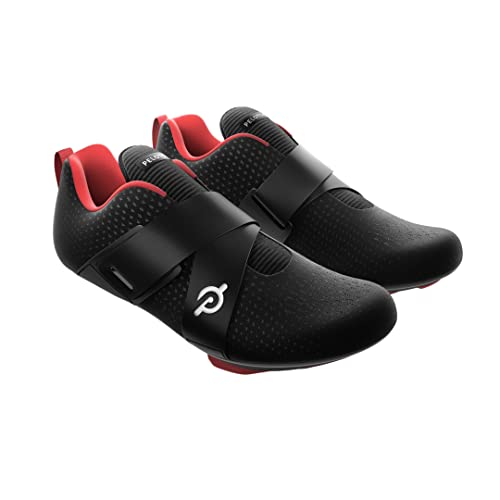 Cycling Shoes with Single Hook and Loop Strap and Delta-Compatible Cleats B524621