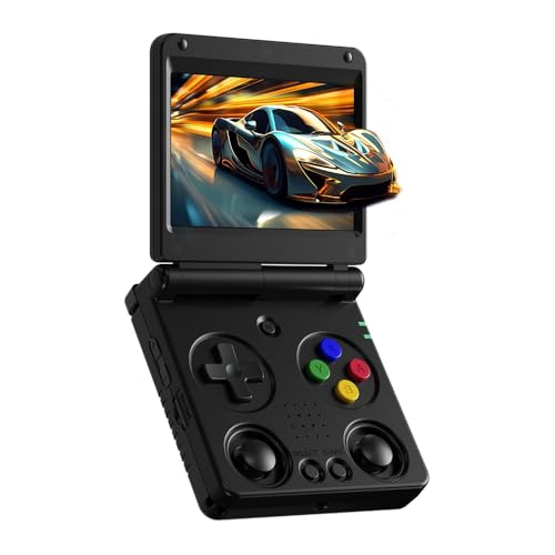 Black 3.4-Inch IPS Linux 64-bit Game Console Q599571