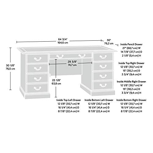 Classic Cherry Executive Desk U55228