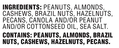 Roasted and Salted Mixed Nuts with Peanuts, 2.75 pound (Pack of 1) C7381