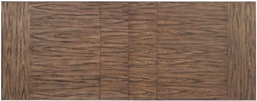 Rectangle Standard Height Dining Table, 42" D x 84" W x 30" H, Double Pedestal Base, Includes Two 12" Removable Extension Leaves B619880
