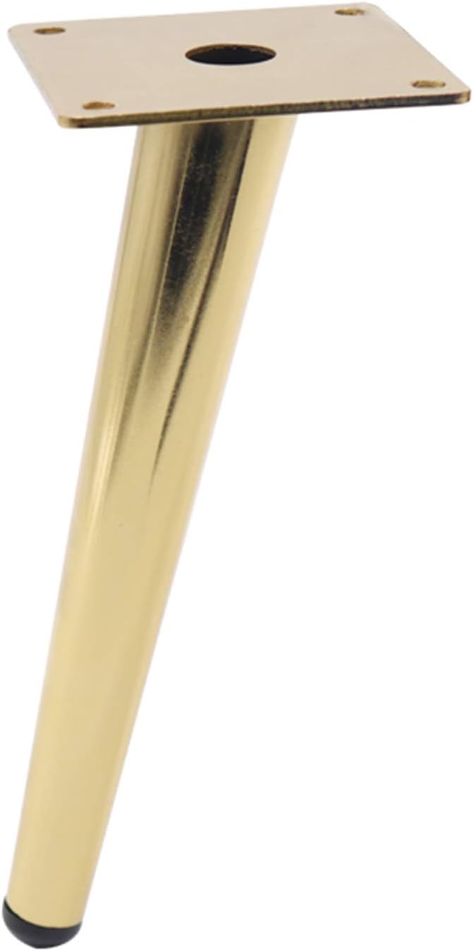 Titanium Gold 20cm Solid Metal Furniture Legs V647737