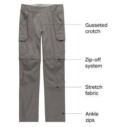 Khaki 32 Convertible Cargo Pant E194