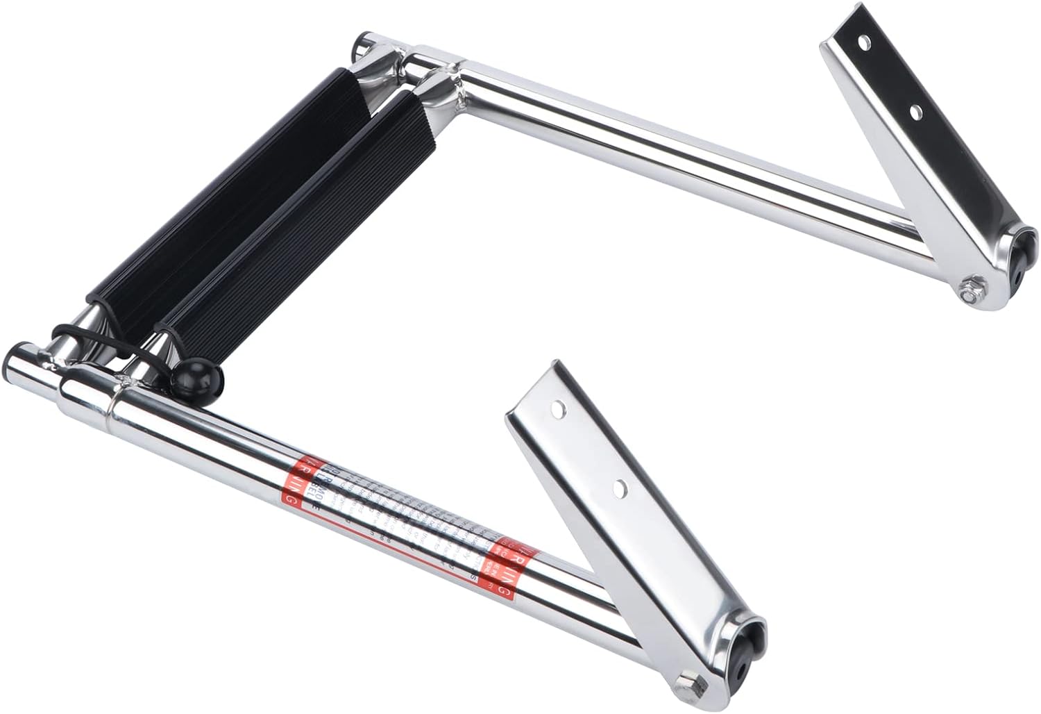 Telescoping 2 Step Stainless Steel Boat Drop Ladder Pack of 2 V1354