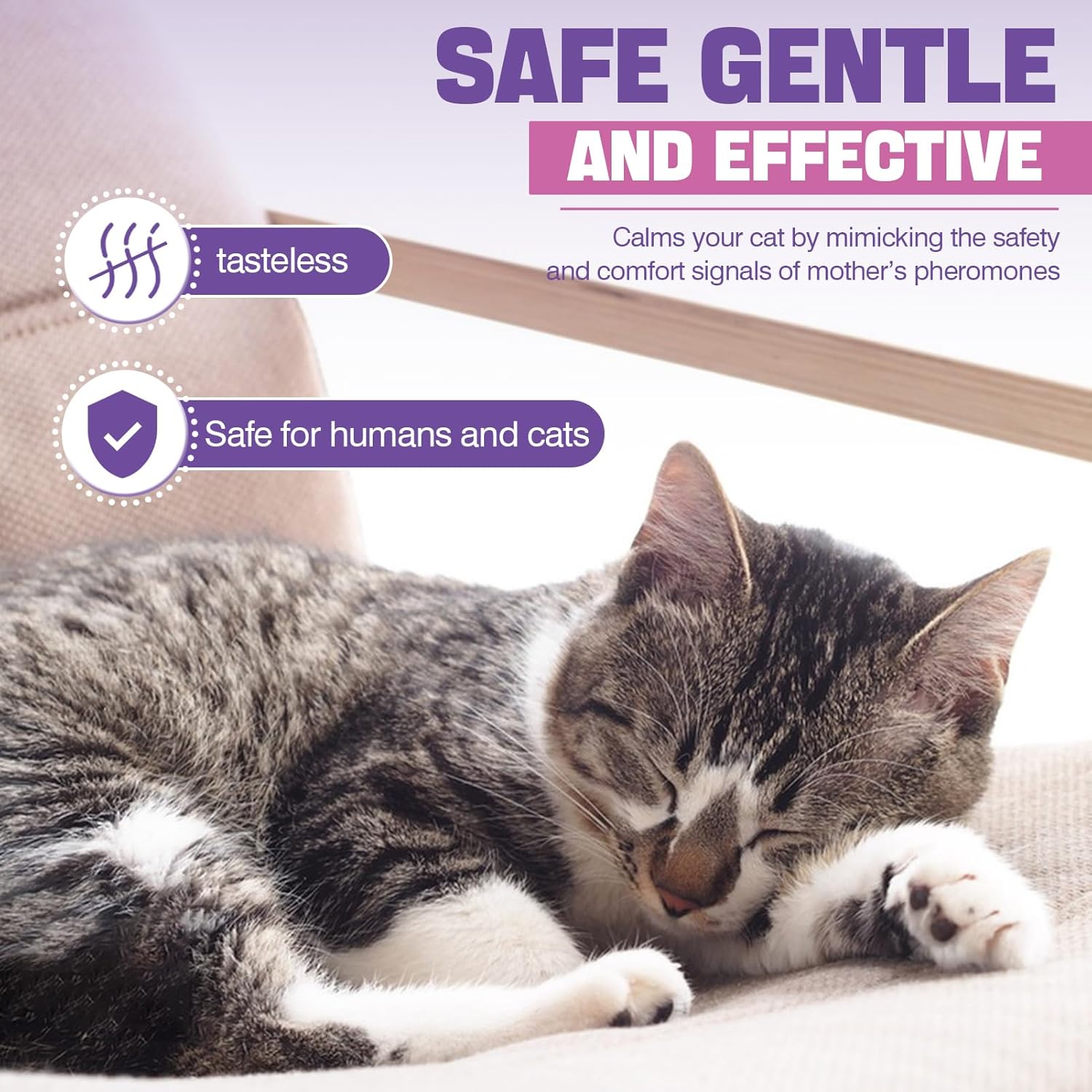 6 Pack Cat Pheromone Diffuser Refills 48ml D577341