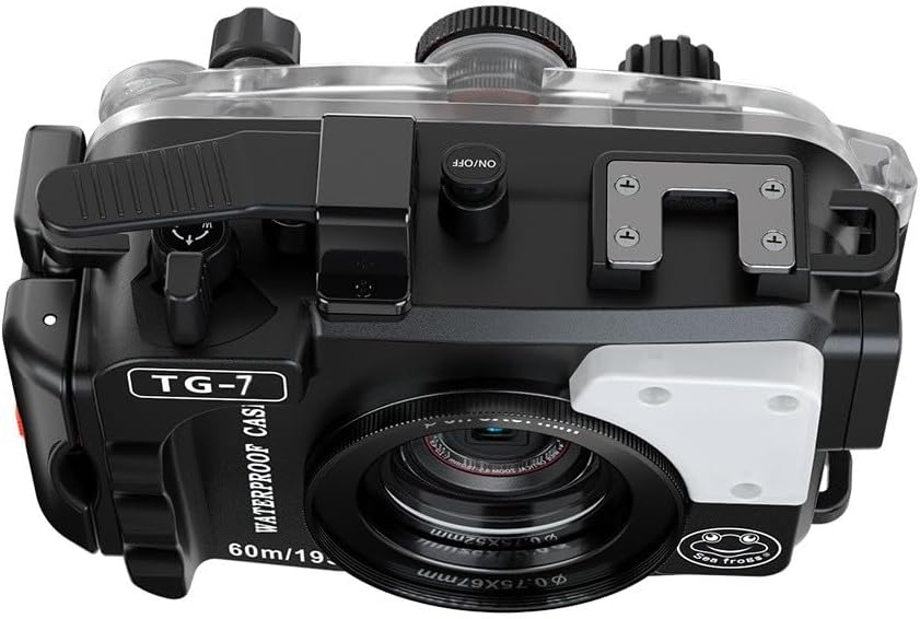 Black Underwater Camera Housing for TG-7 Z141
