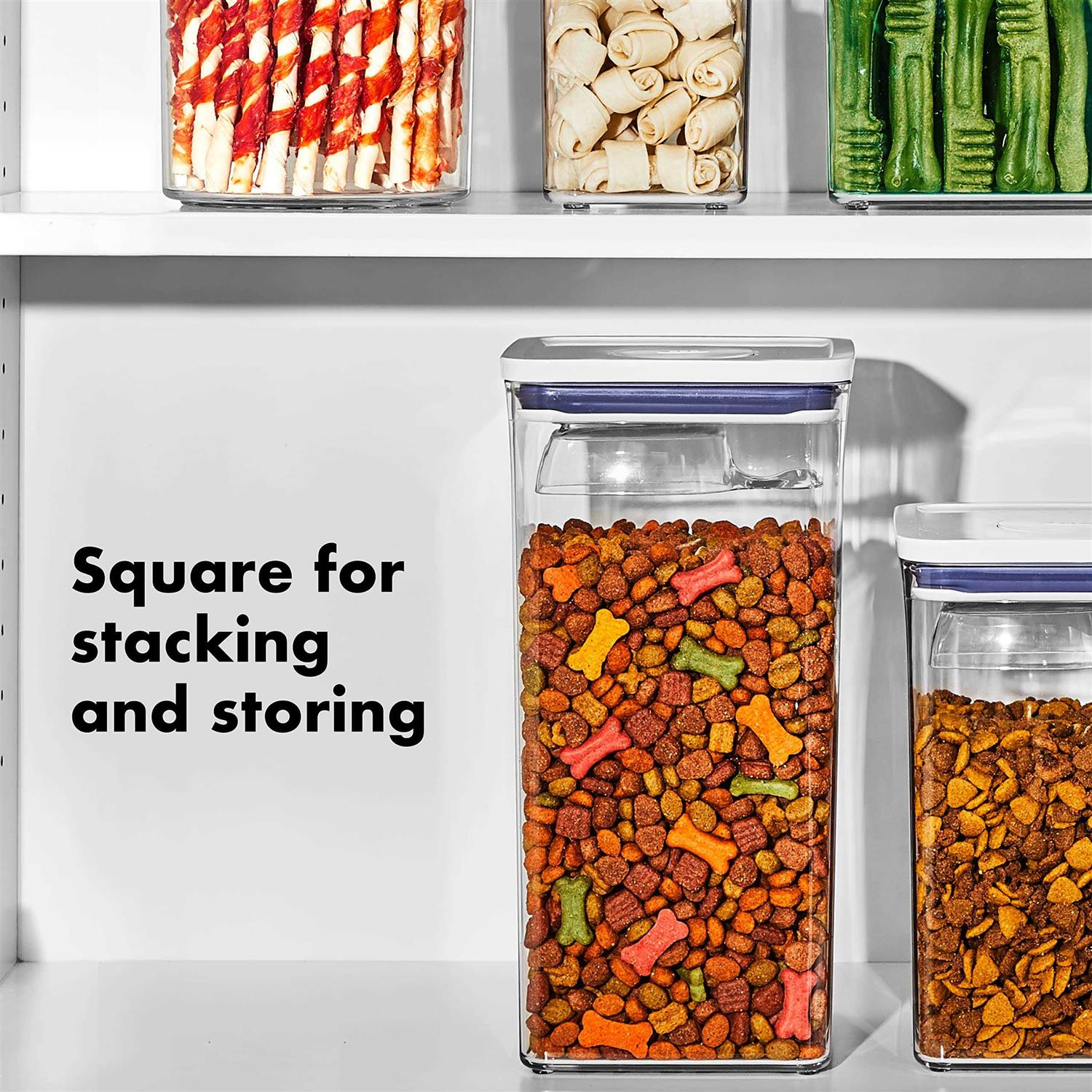 Pet POP Container with Scoop I5703