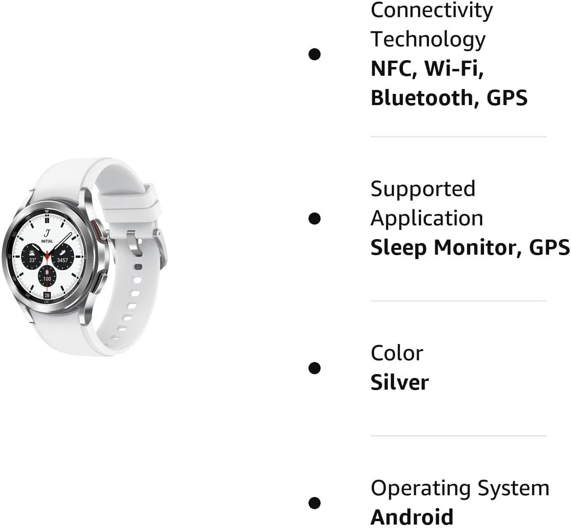 44mm Smartwatch Black Silver G881219